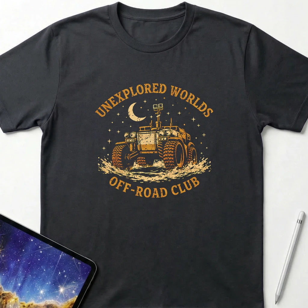 Unexplored Worlds T-Shirt Black