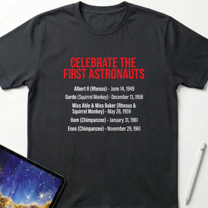 The First Astronauts T-Shirt Black