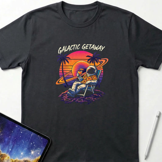 Galactic Getaway T-Shirt Black
