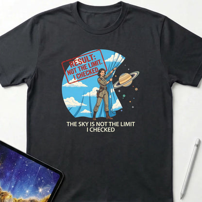 Sky is Not the Limit T-Shirt Black