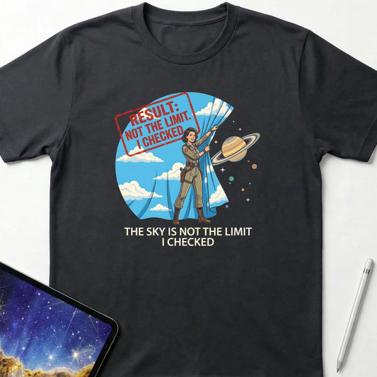 Sky is Not the Limit T-Shirt Black