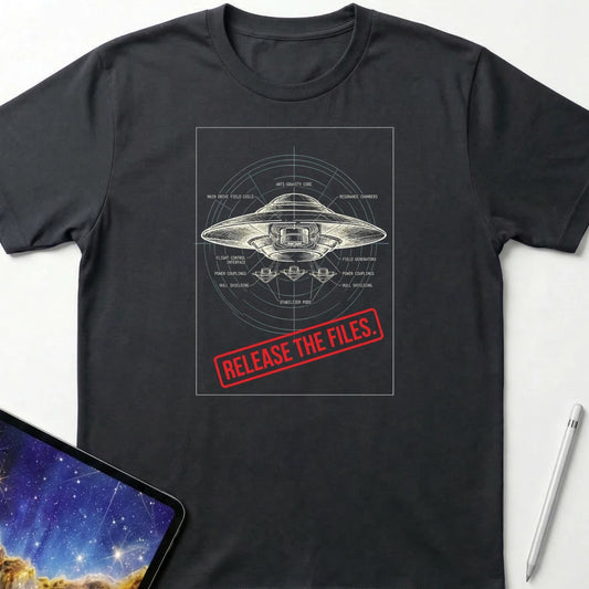 Release the Files T-Shirt Black