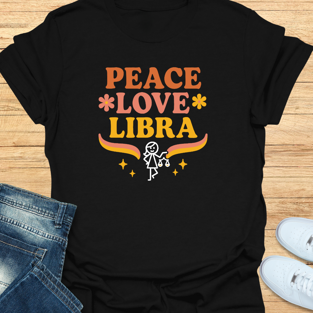 Peace, Love, Libra T-Shirt