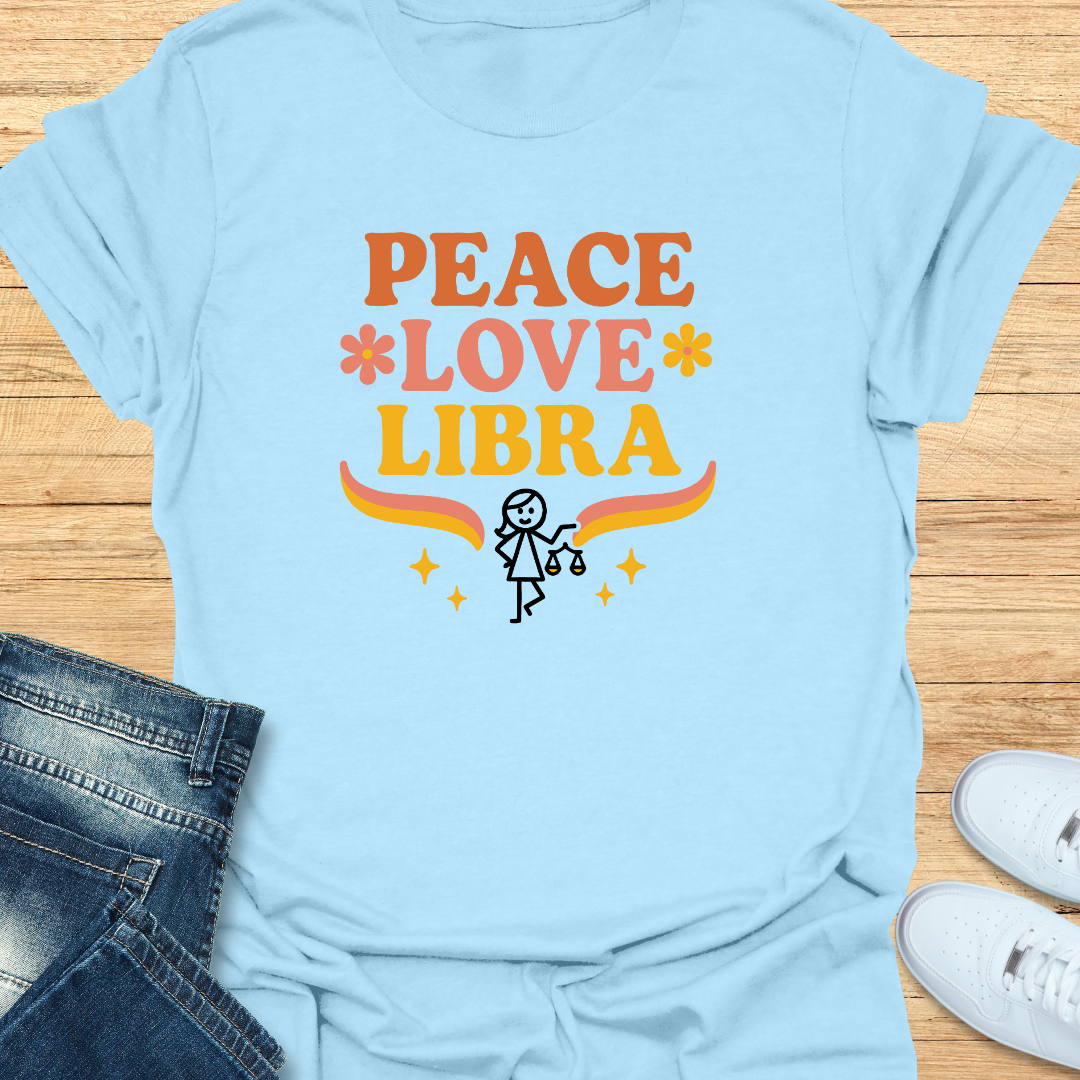 Peace, Love, Libra T-Shirt