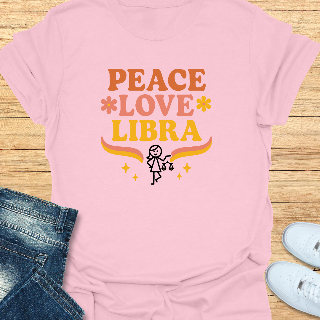 Peace, Love, Libra T-Shirt
