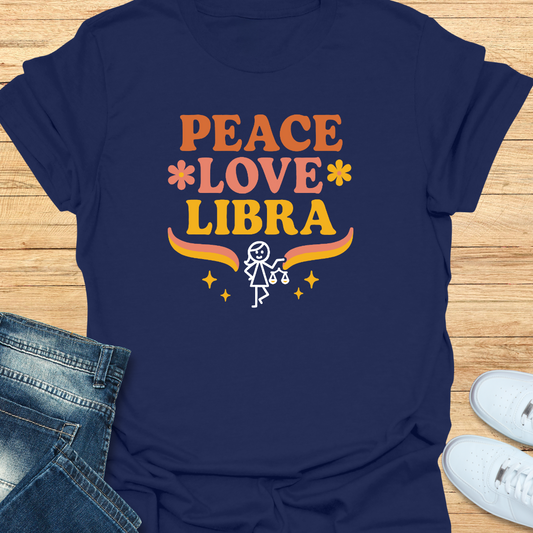 Peace, Love, Libra T-Shirt