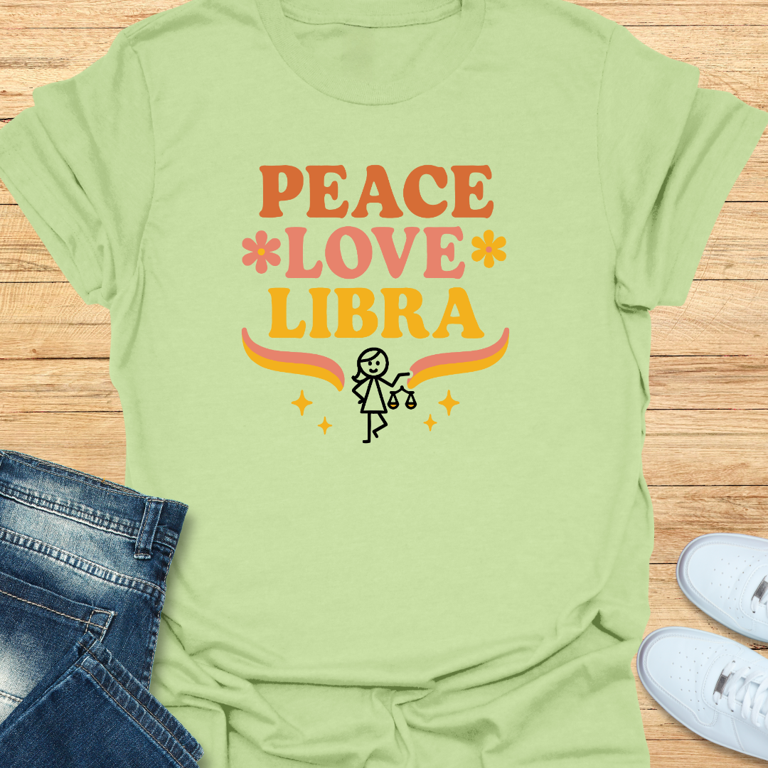 Peace, Love, Libra T-Shirt