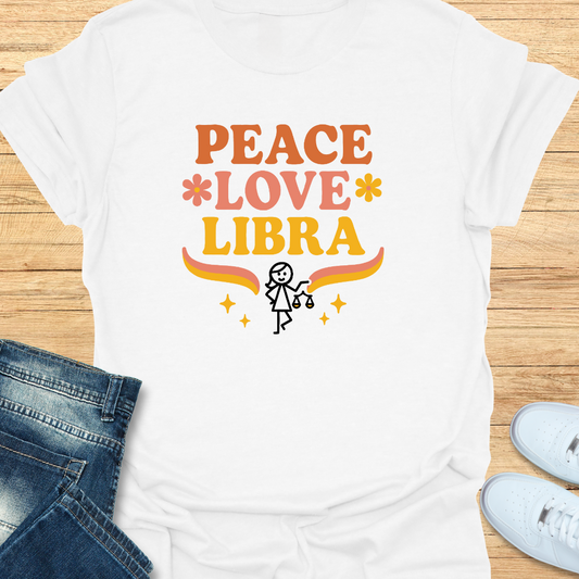Peace, Love, Libra T-Shirt