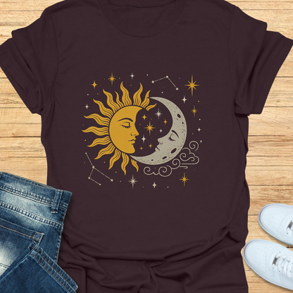 Celestial Sun and Moon T-Shirt