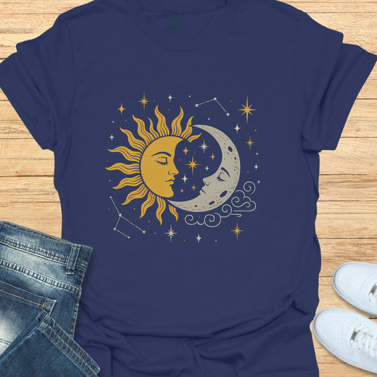 Celestial Sun and Moon T-Shirt
