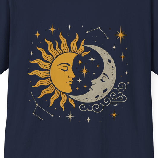 Celestial Sun and Moon T-Shirt