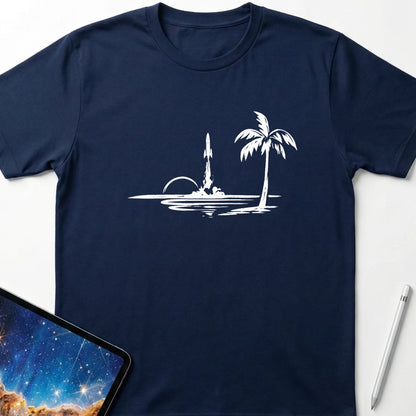 Florida Sunset Launch T-Shirt Navy
