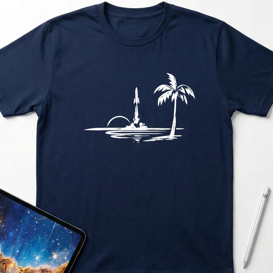 Florida Sunset Launch T-Shirt Navy