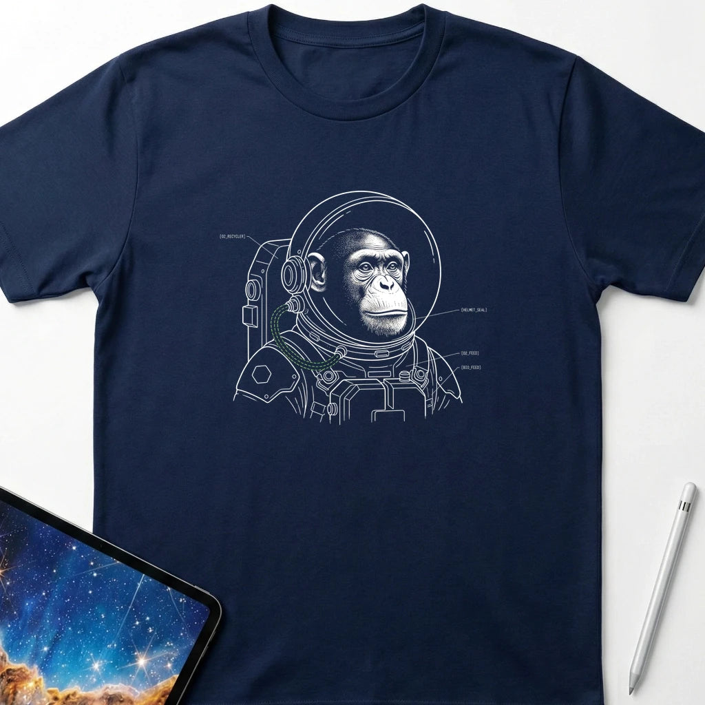Primate Protocol T-Shirt Navy