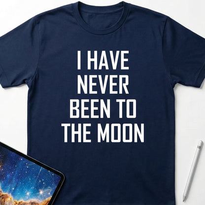 Never Been to the Moon T-Shirt Navy