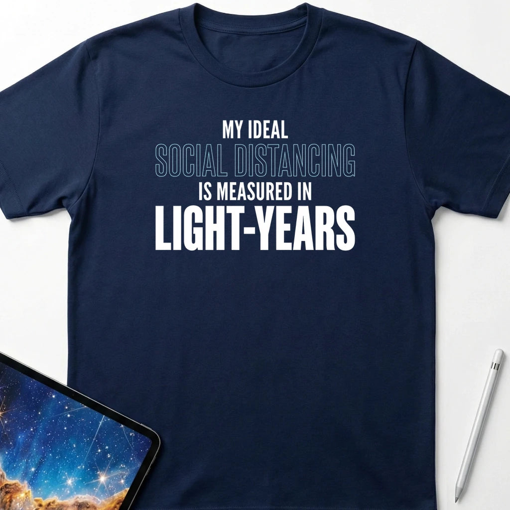 My Ideal Social Distancing T-Shirt Navy