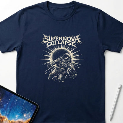 Supernova Collapse T-Shirt Navy