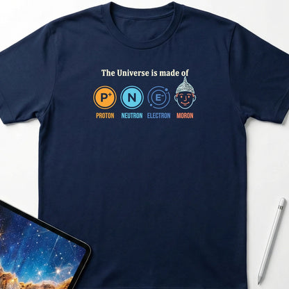 The Universe is Made of T-Shirt Navy