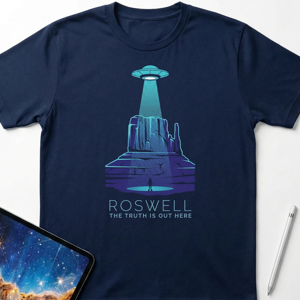 Roswell The Truth T-Shirt Navy