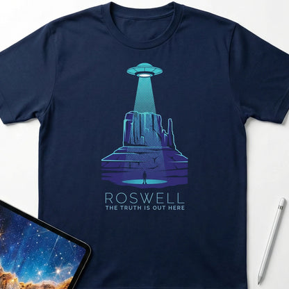 Roswell The Truth T-Shirt Navy