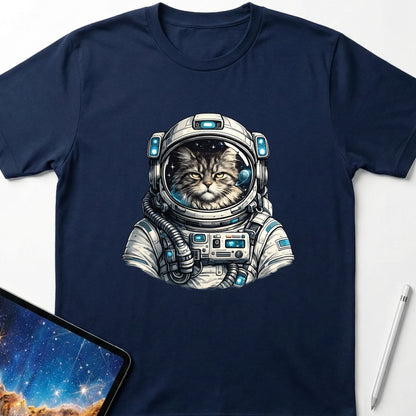 Houston, Purr-blem T-Shirt Navy