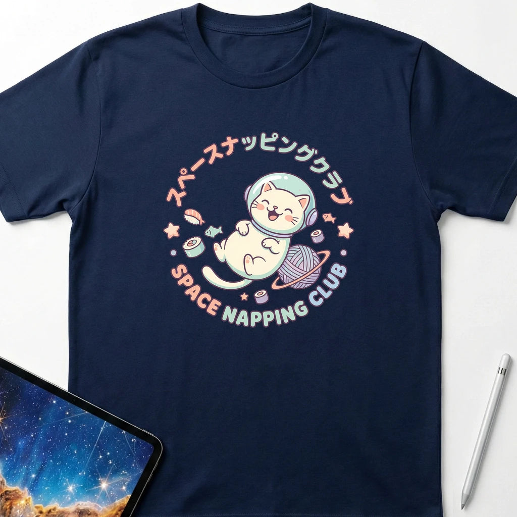 Space Napping Club T-Shirt Navy