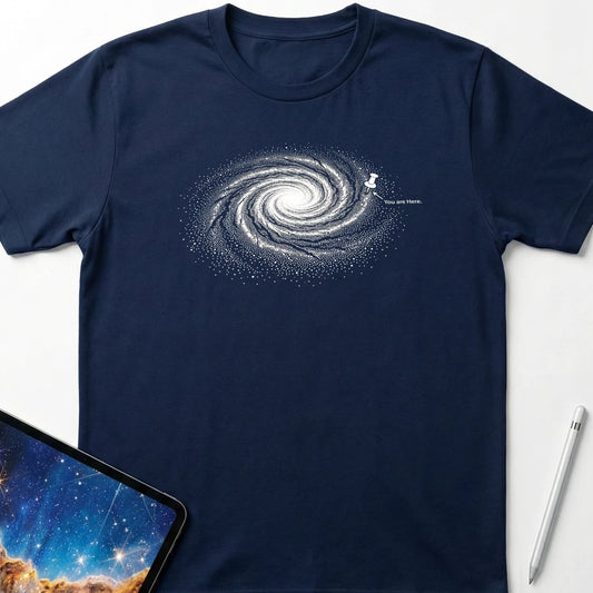 You Are Here T-Shirt Navy