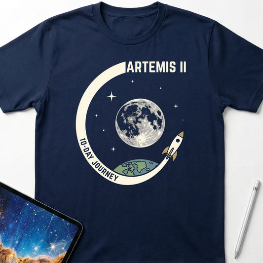Artemis II Journey T-Shirt Navy