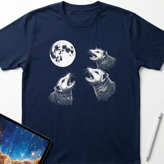 Possum Moon T-Shirt Navy