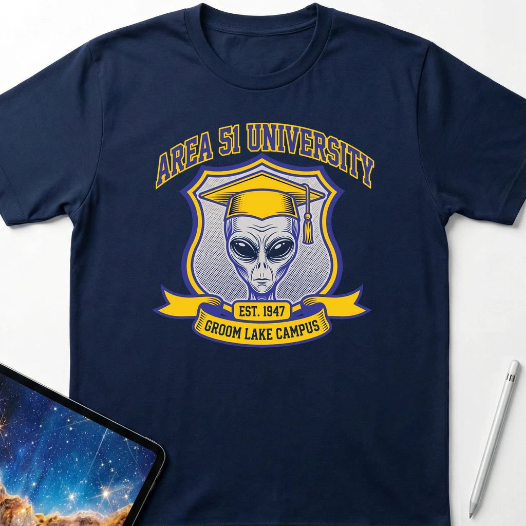 Area 51 University T-Shirt Navy