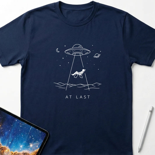 At Last T-Shirt Navy