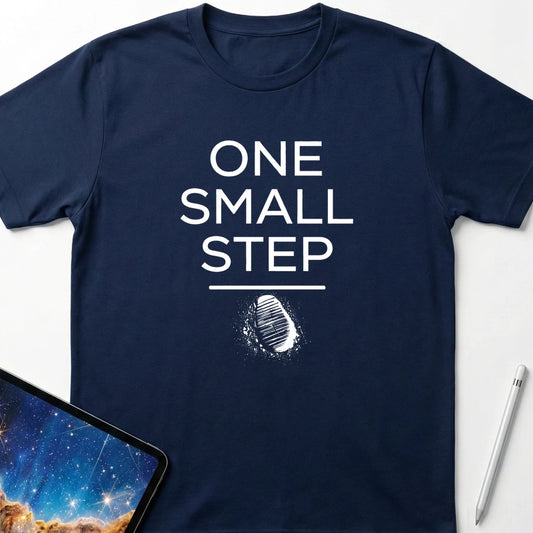 One Small Step T-Shirt Navy