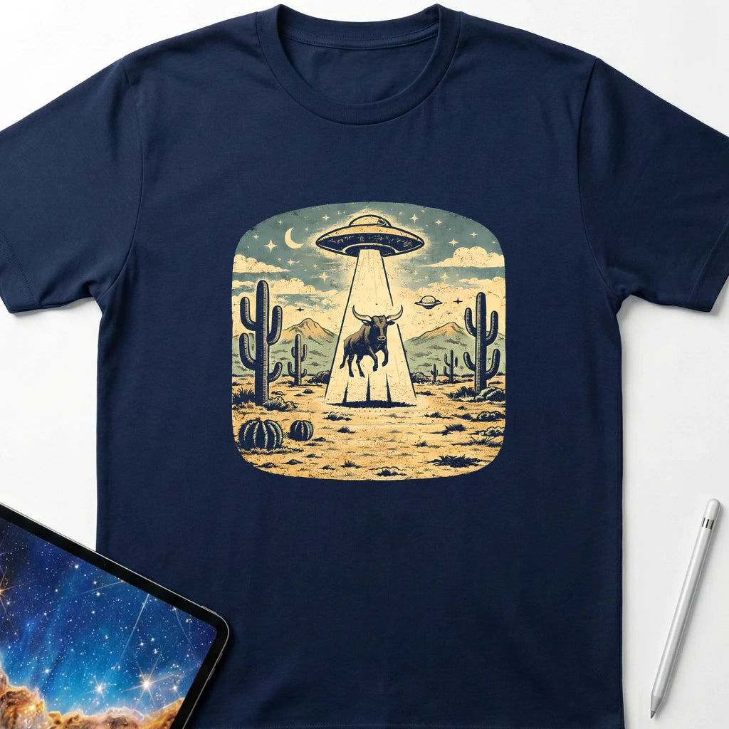 Surprised Steer T-Shirt Navy