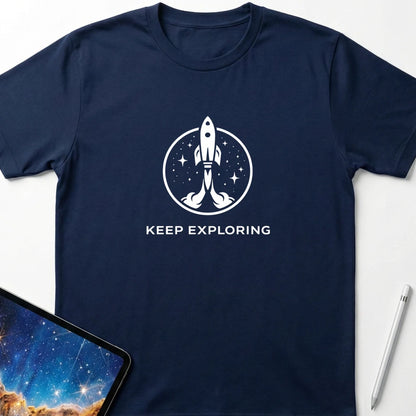 Keep Exploring T-Shirt Navy