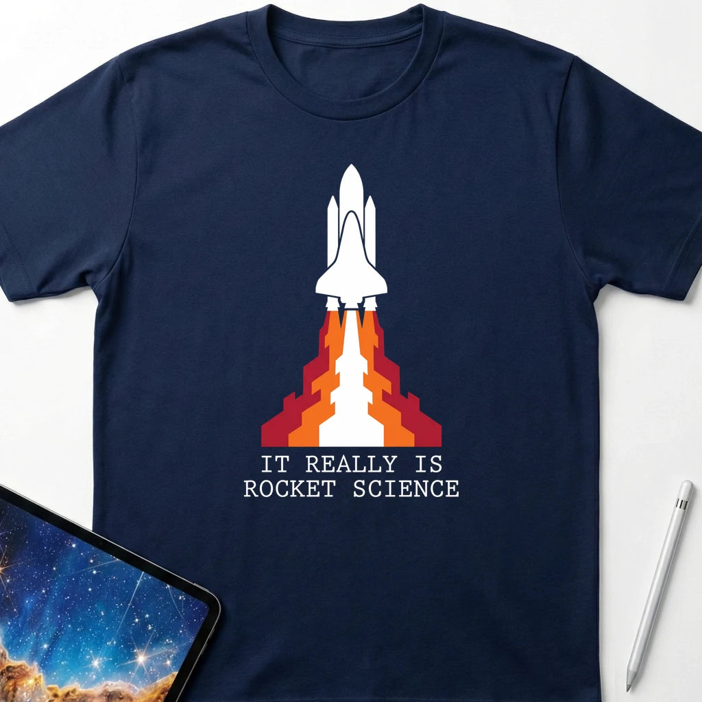 It Really Is Rocket Science T-Shirt Navy