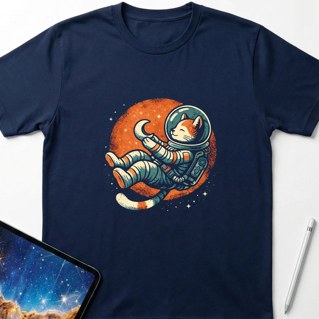 Floating Among Stars T-Shirt Navy