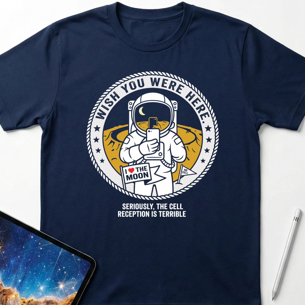 Wish You Were Here T-Shirt Navy