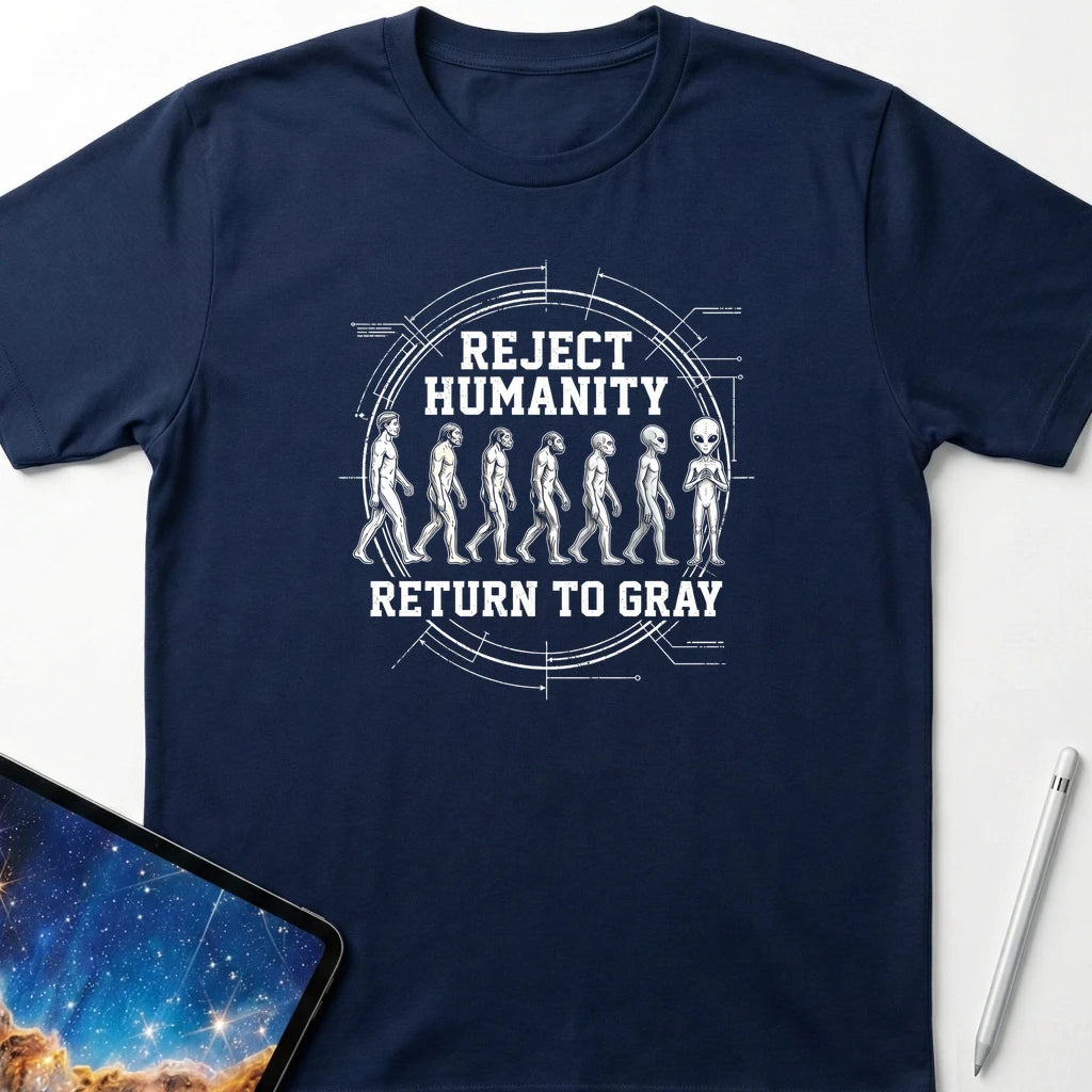 Reject Humanity T-Shirt Navy
