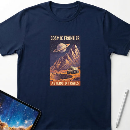 Asteroid Trails T-Shirt Navy