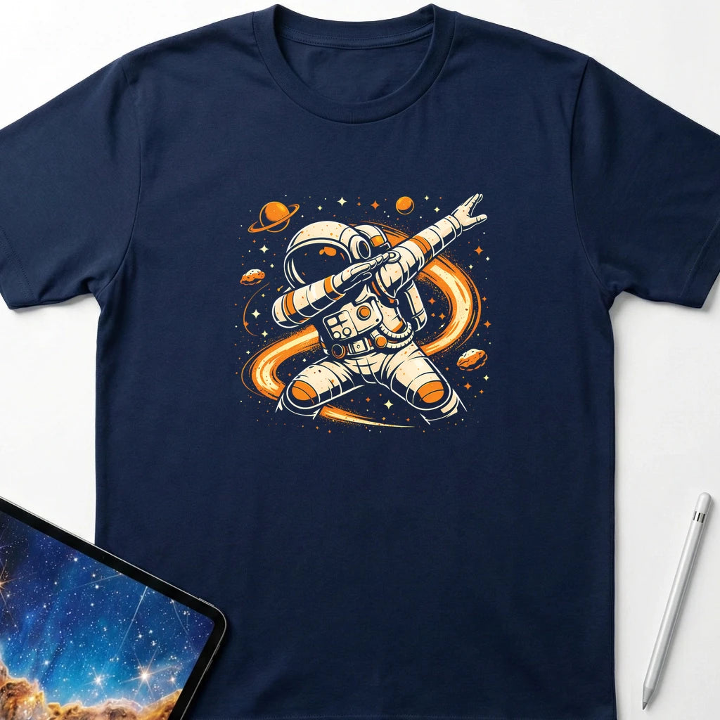 Dabbing Astronaut T-Shirt Navy