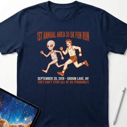 Area 51 Fun Run T-Shirt Navy