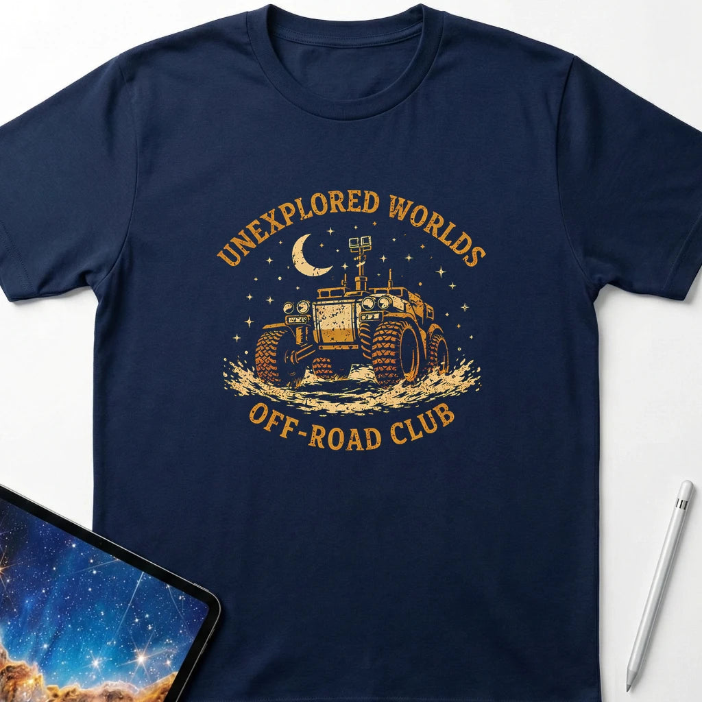 Unexplored Worlds T-Shirt Navy