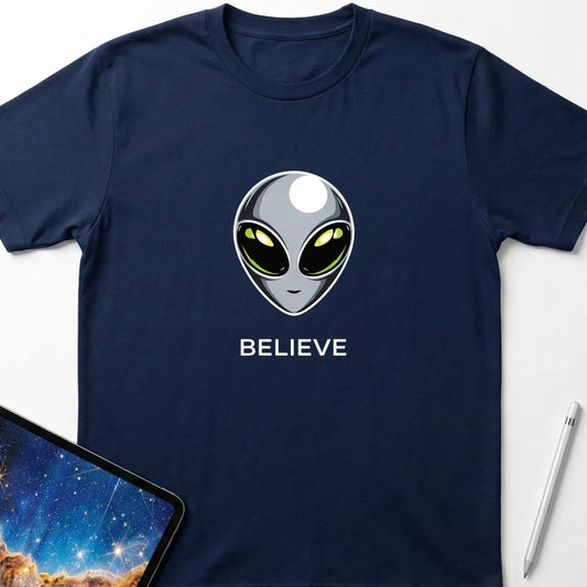 Believe T-Shirt Navy