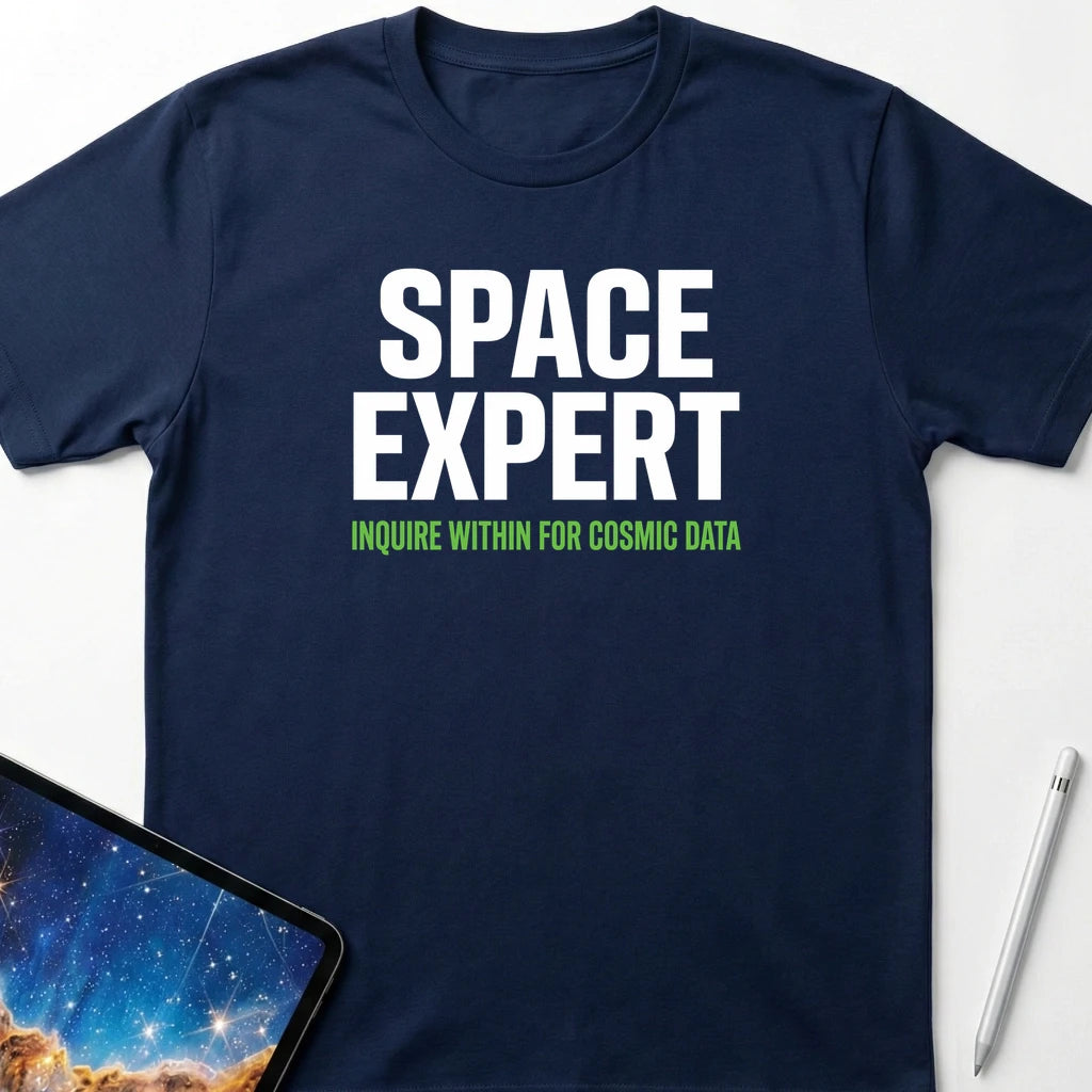 Space Expert T-Shirt Navy