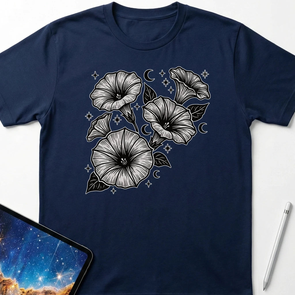 Moonflower T-Shirt Navy
