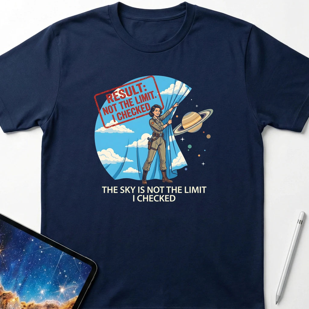 Sky is Not the Limit T-Shirt Navy