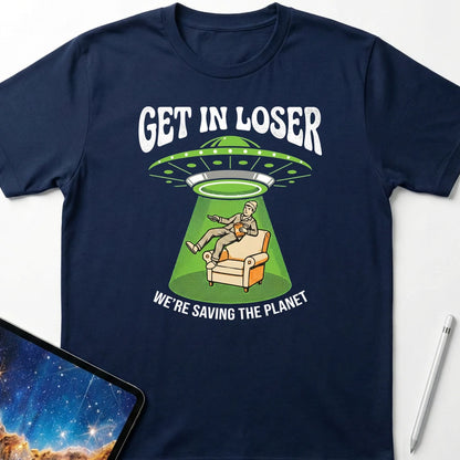 Get in Loser Human T-Shirt Navy
