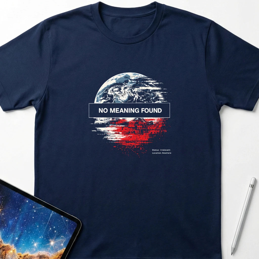 No Meaning Found T-Shirt Navy