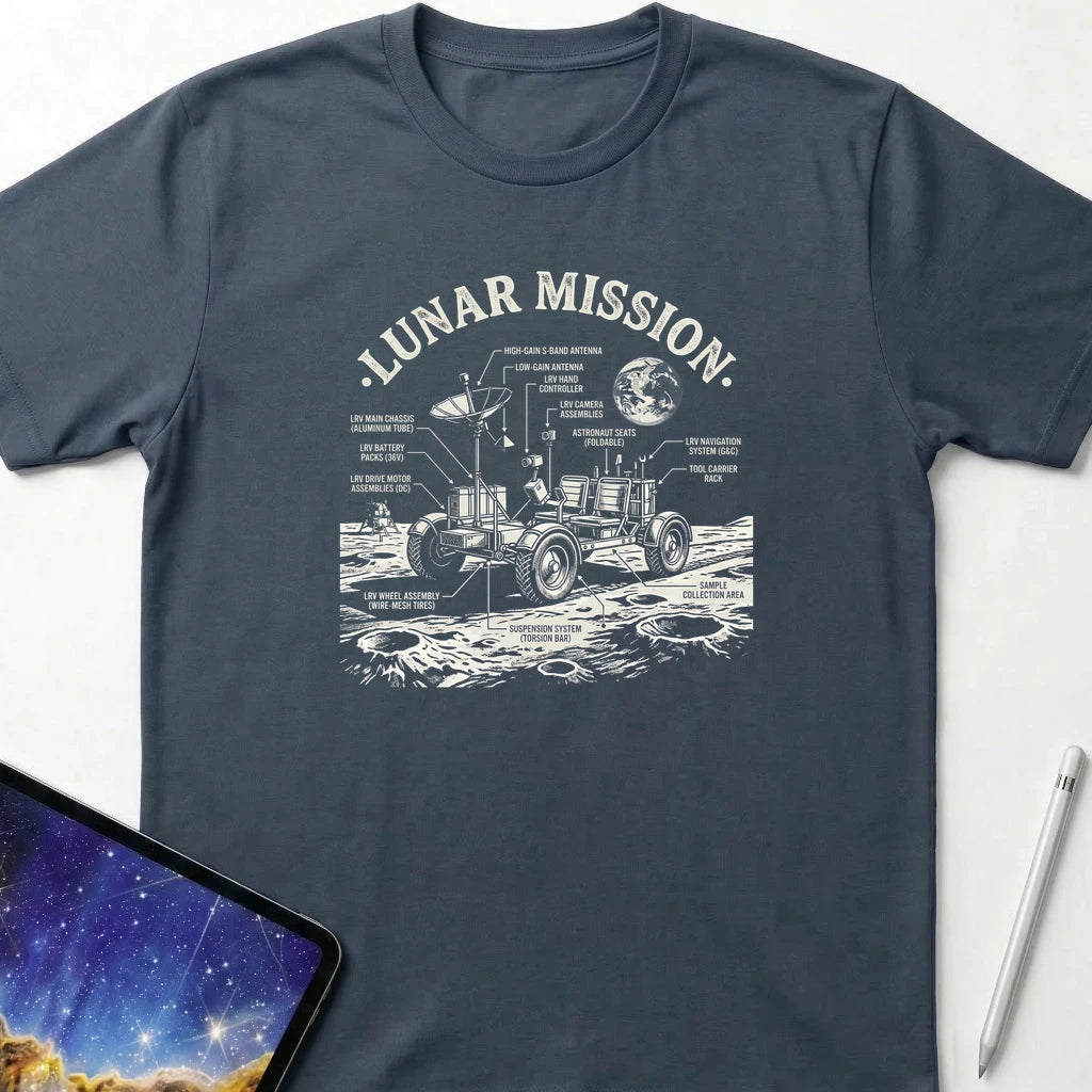 Lunar Mission T-Shirt Dark Heather
