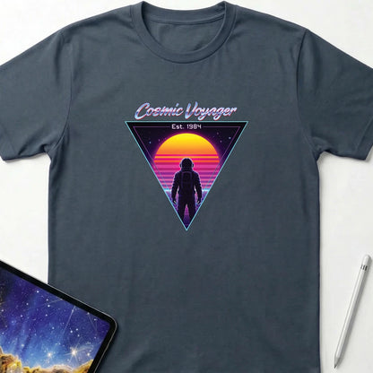 Cosmic Voyager T-Shirt T-Shirt Dark Heather